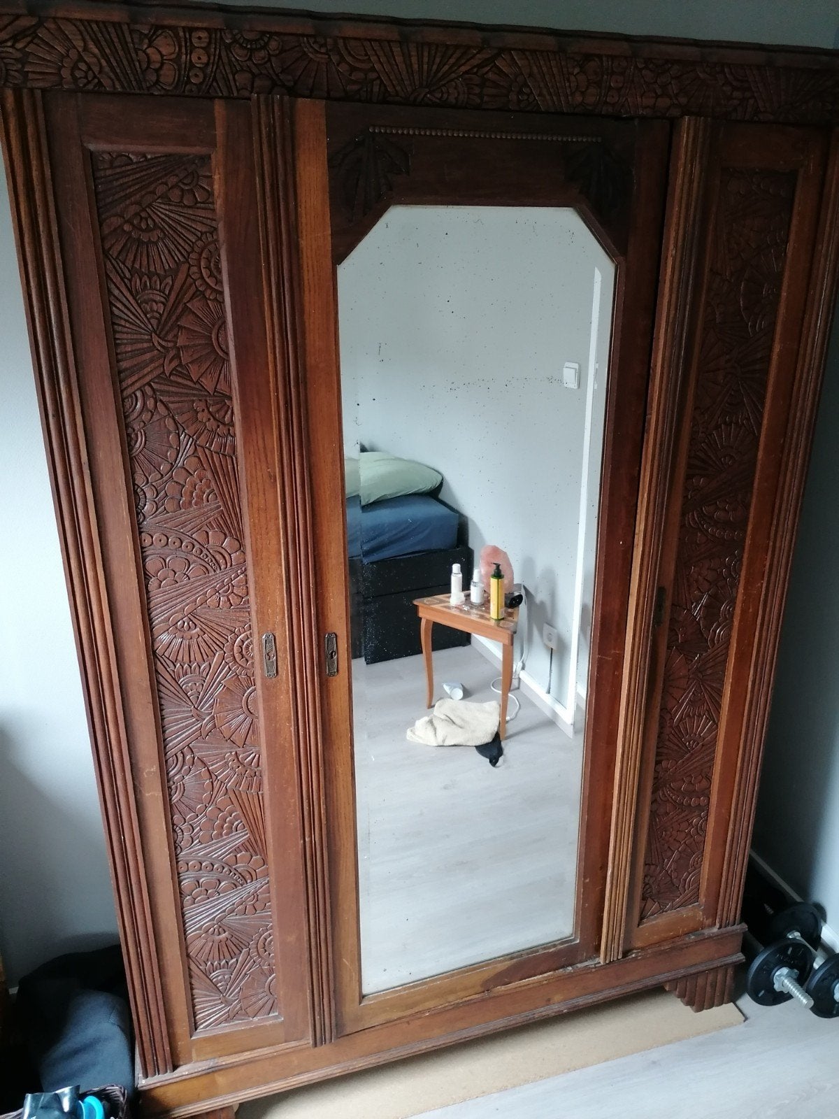 Magnifique armoire art déco vintage, Antiquités & Art, Enlèvement
