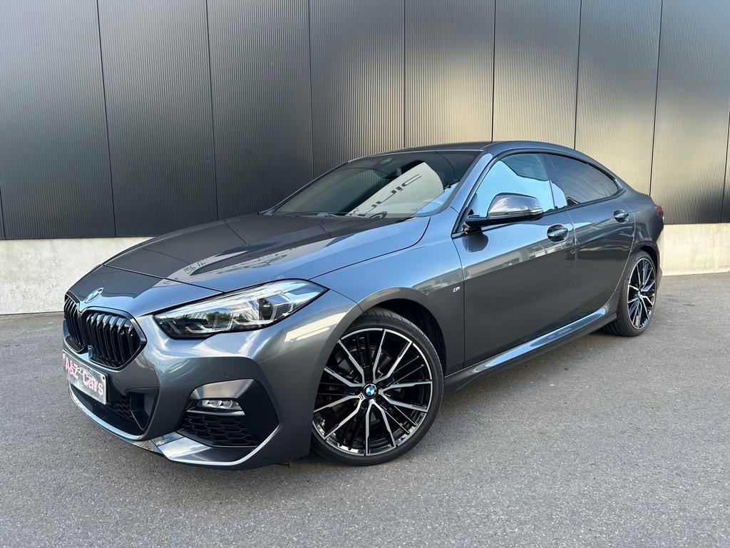 BMW 218iA / M-Pack / Grancoupé / 44000km / 1ste eigenaar, Leder, Bedrijf, 5 deurs, Zilver of Grijs