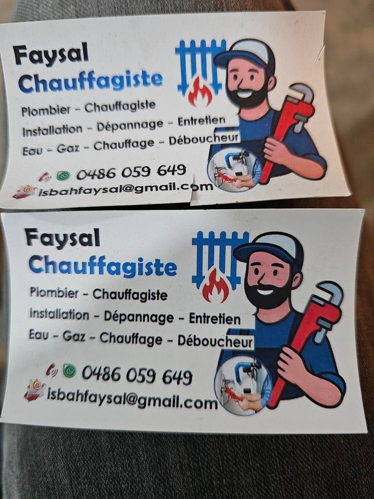 Chauffagiste  plomberie déboucheur dépannage tout chaudière