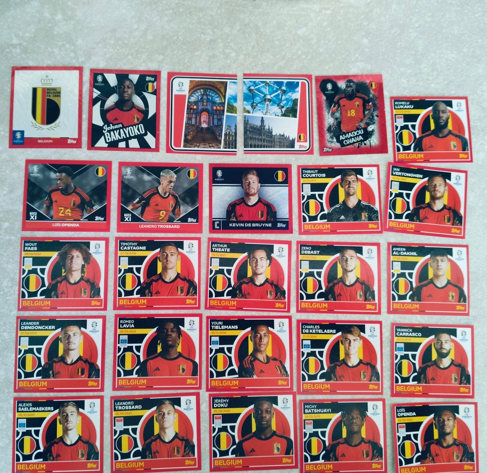 Topps euro 2024 Suisse editie België, Ophalen of Verzenden