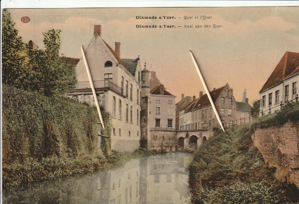 Postkaart Diksmuide, Verzenden