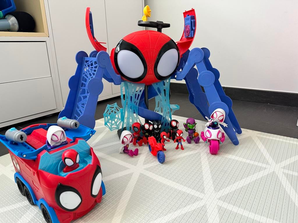 Spidey hoofdkwartier speelset met extra’s, Ophalen, Gebruikt