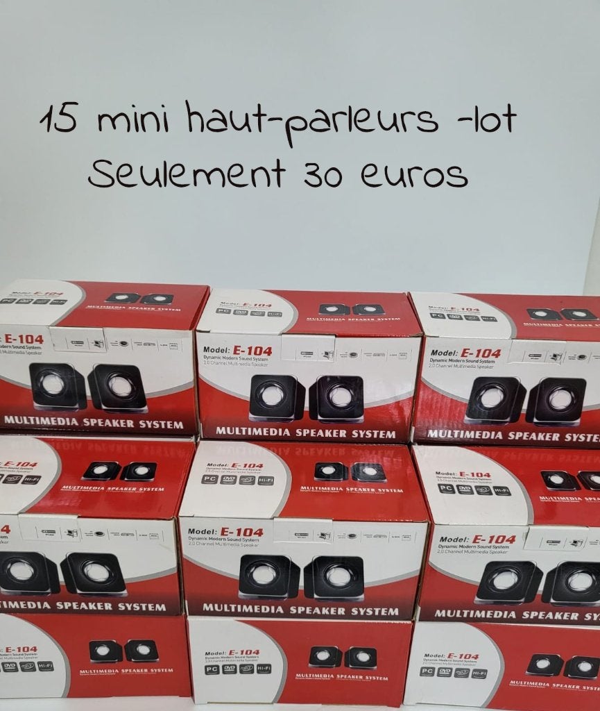 15 mini haut-parleurs lot, Enlèvement ou Envoi, Neuf, Inconnu