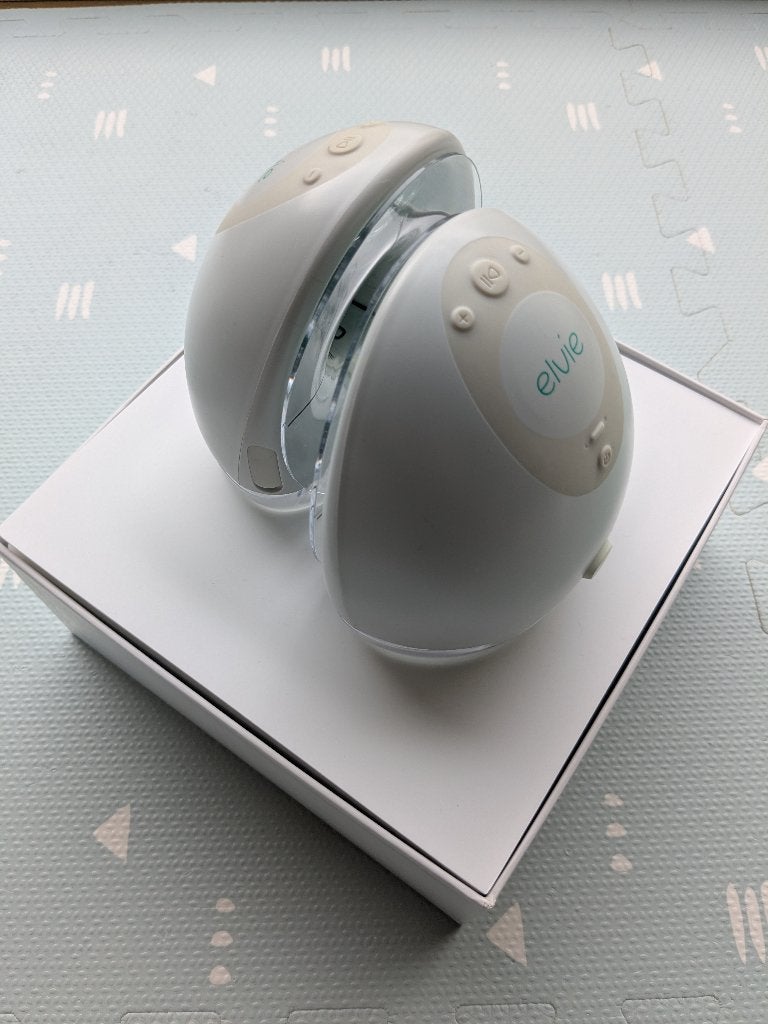 Elvie pump dubbel borstkolf, Enlèvement ou Envoi, Utilisé, Avec biberons, Elvie