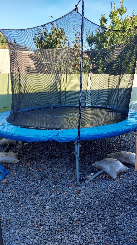 trampoline, Ophalen, Gebruikt