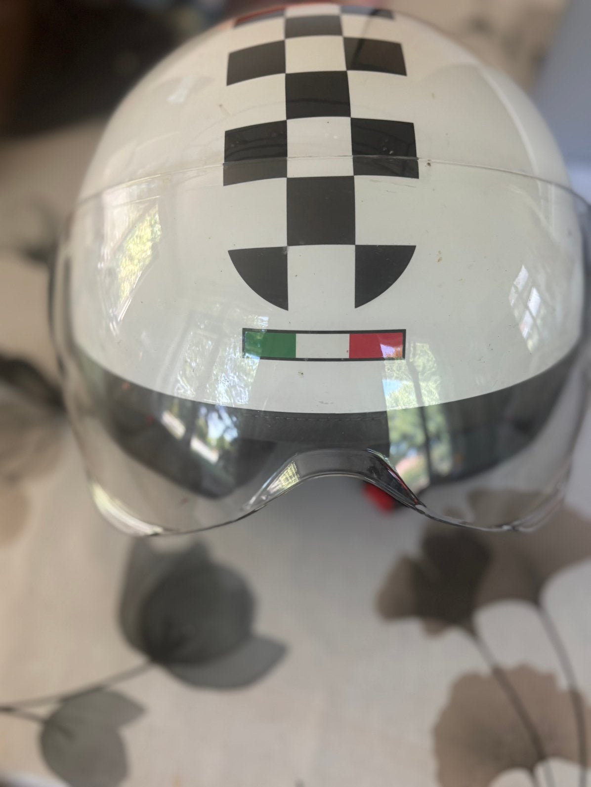 Helm brommer- motto maat Small, Vélos & Vélomoteurs, Casques de cyclomoteur, Enlèvement ou Envoi, Comme neuf, Small