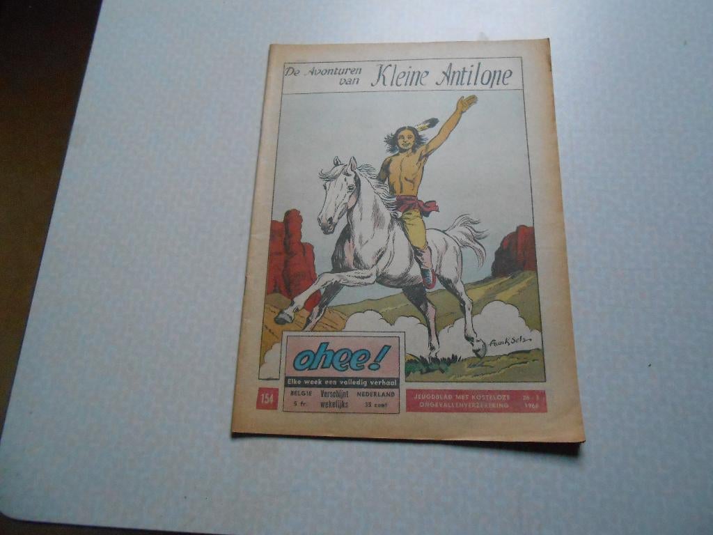 Ohee 154 Kleine Antilope 1966., Boeken, Stripverhalen, Frank sels, Eén stripboek, Ophalen of Verzenden, Zo goed als nieuw