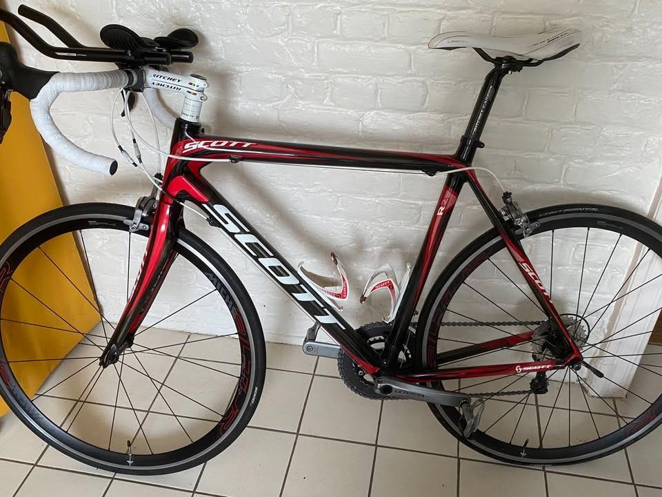 Scott R2 carbonfiets, Fietsen en Brommers, 26 inch, Zo goed als nieuw, Meer dan 20 versnellingen, Schijfrem