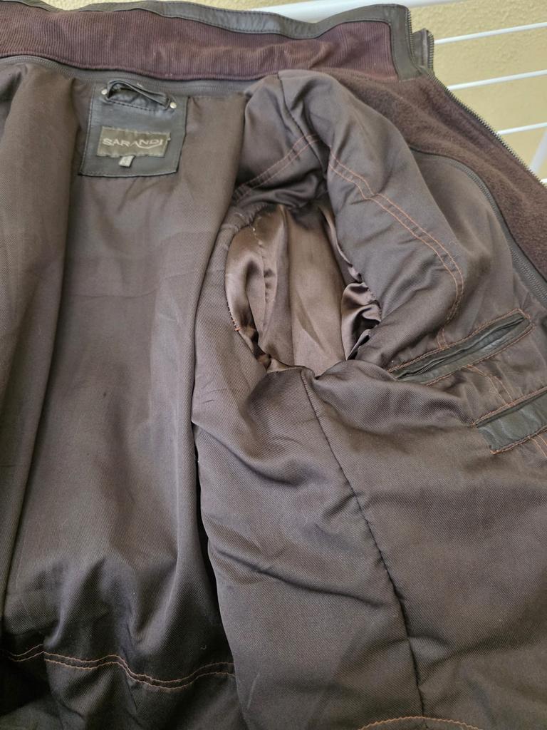 mooie leder jas voor heren., Kleding | Heren, Ophalen of Verzenden, Gedragen, Maat 52/54 (L), Bruin