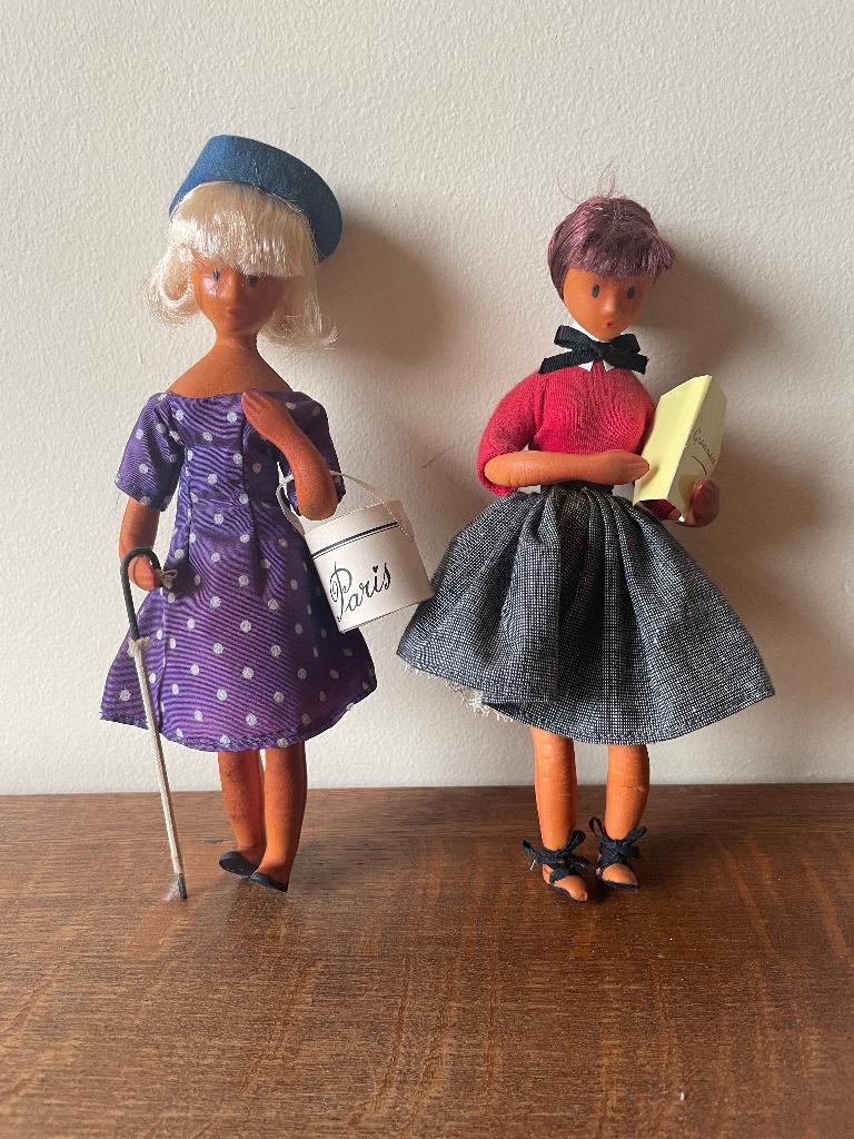 Lot de 2 poupées Peynet, Verzamelen, Ophalen, Zo goed als nieuw