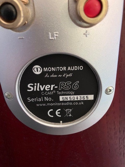 Monitor Audio Silver-RS 6-zeer mooie staat-weinig gebruikt, Audio, Tv en Foto, Ophalen, Vloerstaande luidspreker, 120 tot 150 watt