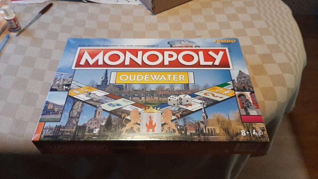 jeu de société NL seal Monopoly Oudewater Monopolie limited, 1 ou 2 joueurs, Enlèvement ou Envoi, Neuf, Monopoly