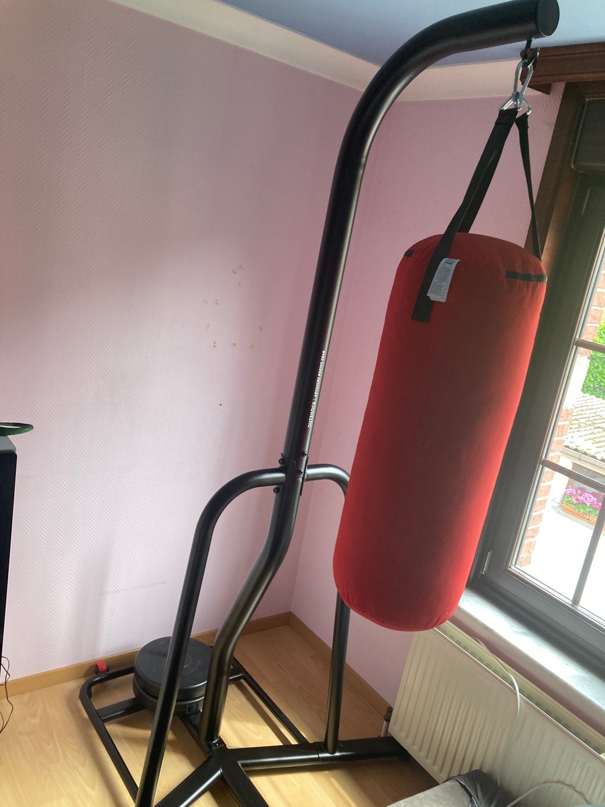 Pack boxe complet Decathlon Outshock - comme neuf, Enlèvement, Comme neuf, Sac de boxe