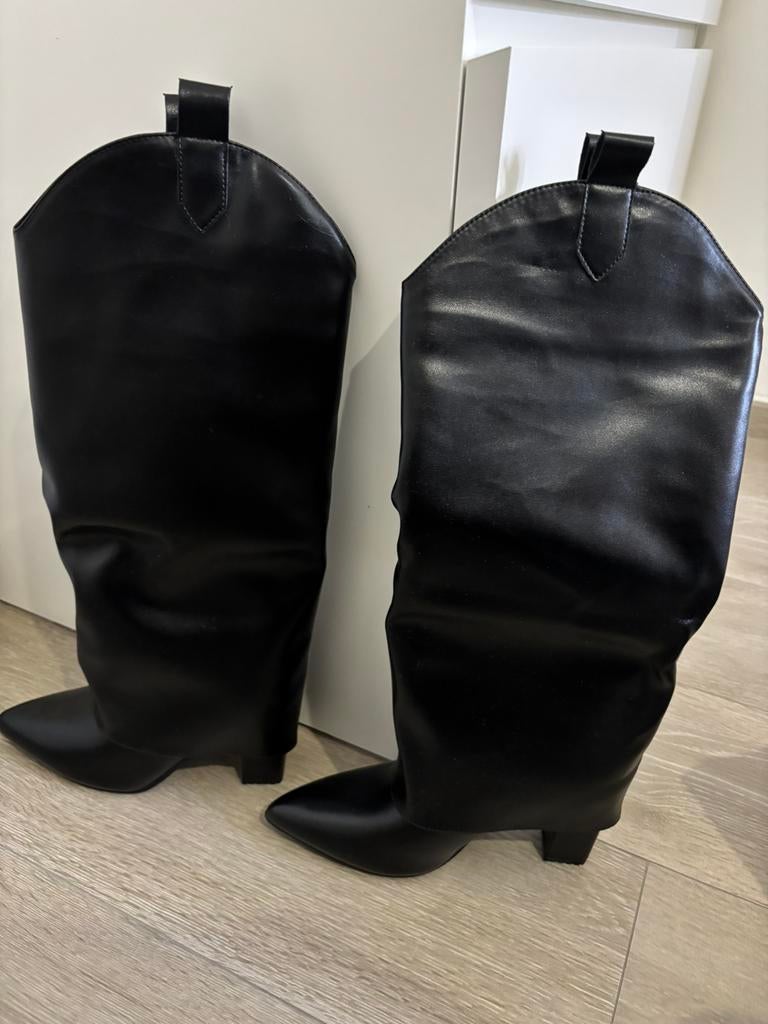 Hak laarzen, Kleding | Dames, Schoenen, Hoge laarzen, Zwart, Nieuw, Ophalen of Verzenden