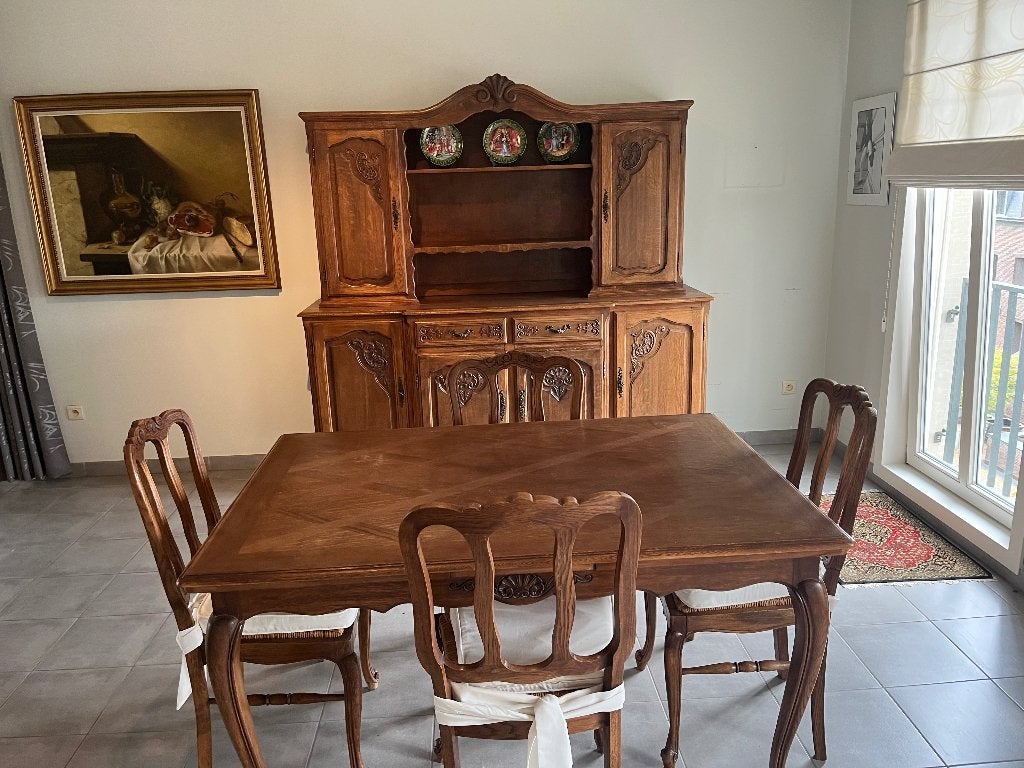 Keukentafel met stoelen en kast (afzonderlijk mogelijk), Huis en Inrichting, Tafels | Eettafels, Ophalen, Gebruikt