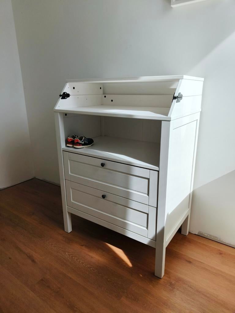 Brede verschoon tafel met handige opbergruimte, Ophalen, Gebruikt, 50 tot 70 cm, 105 cm of meer