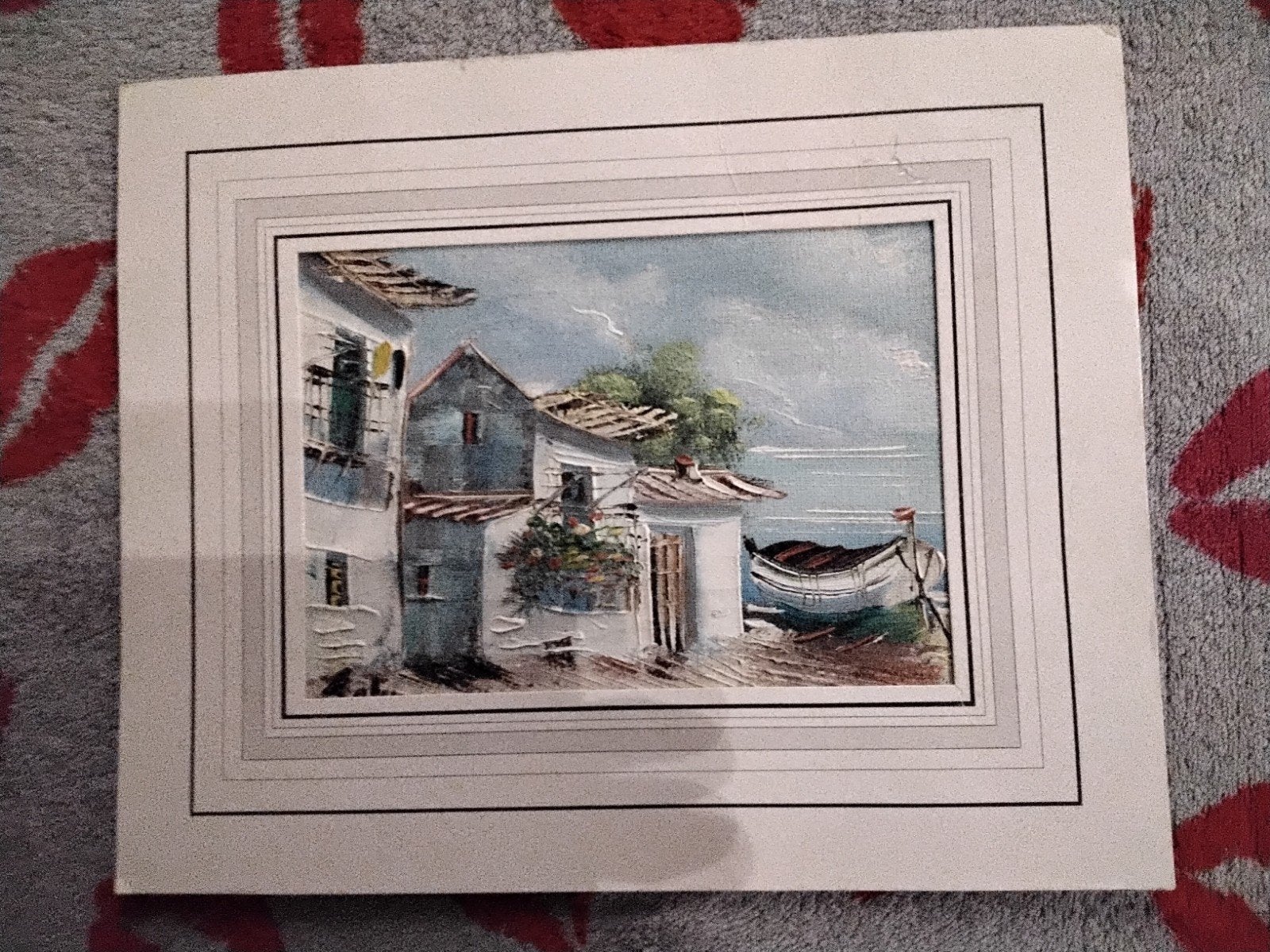 2 peintures à l'huile, Maison & Meubles, Enlèvement, Comme neuf, Fait main, Cadre tableau