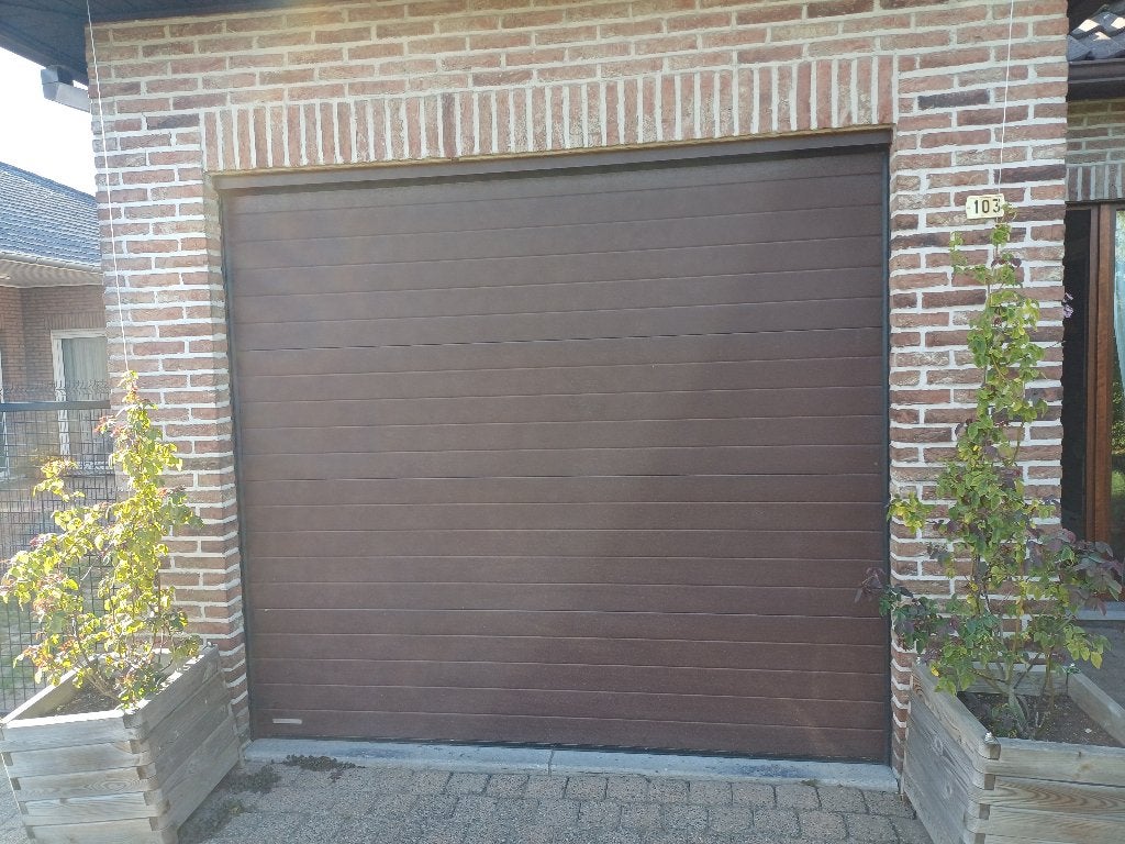 Sectionaalpoort Winsol F70 2375 x 2115 mm, Comme neuf, Enlèvement, Porte de garage, 120 cm ou plus
