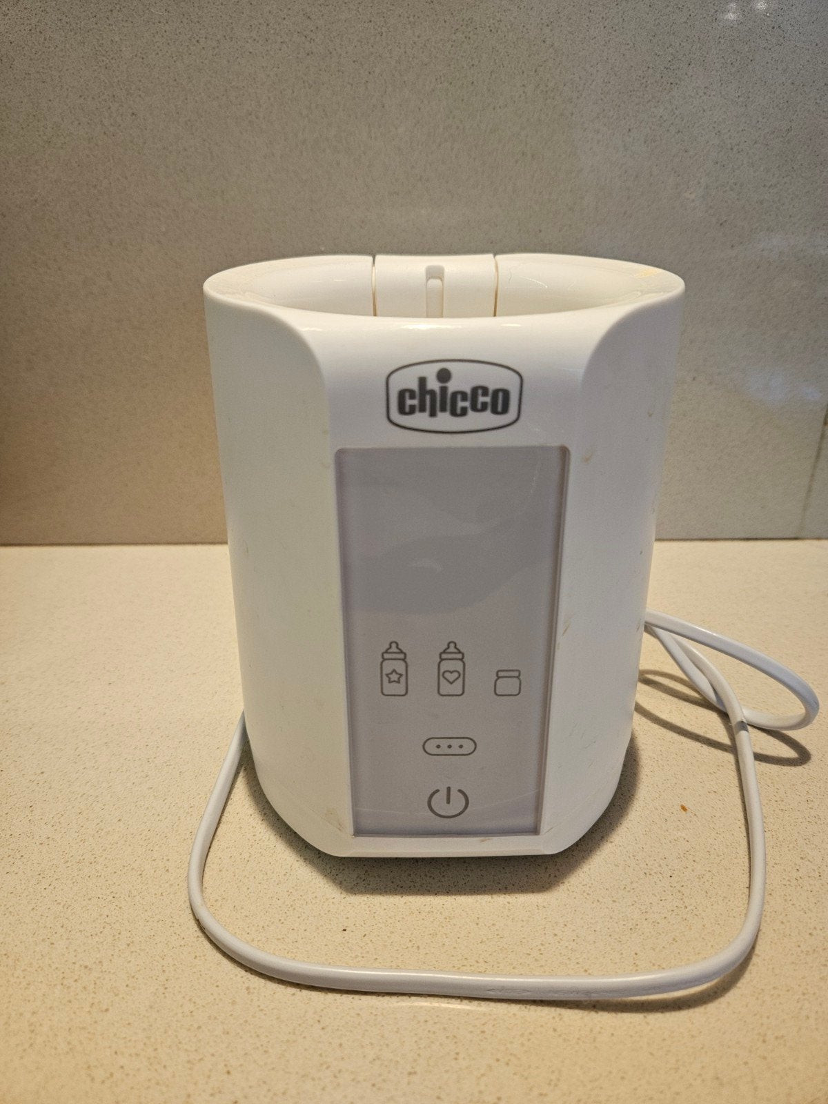 chicco flesverwarmer, Ophalen