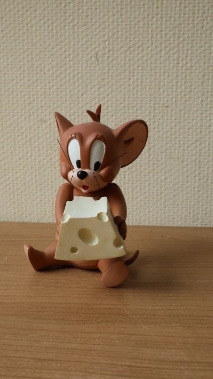 Tom & Jerry - Jerry die kaas eet - Démons & Merveilles, Verzamelen, Ophalen of Verzenden, Looney Tunes, Zo goed als nieuw, Beeldje of Figuurtje