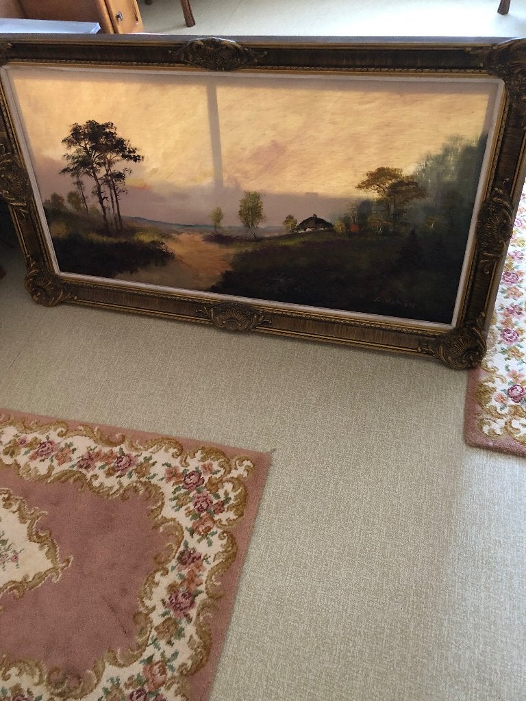 Oud schilderij, Antiek en Kunst, Ophalen, Gesigneerd, Landschap