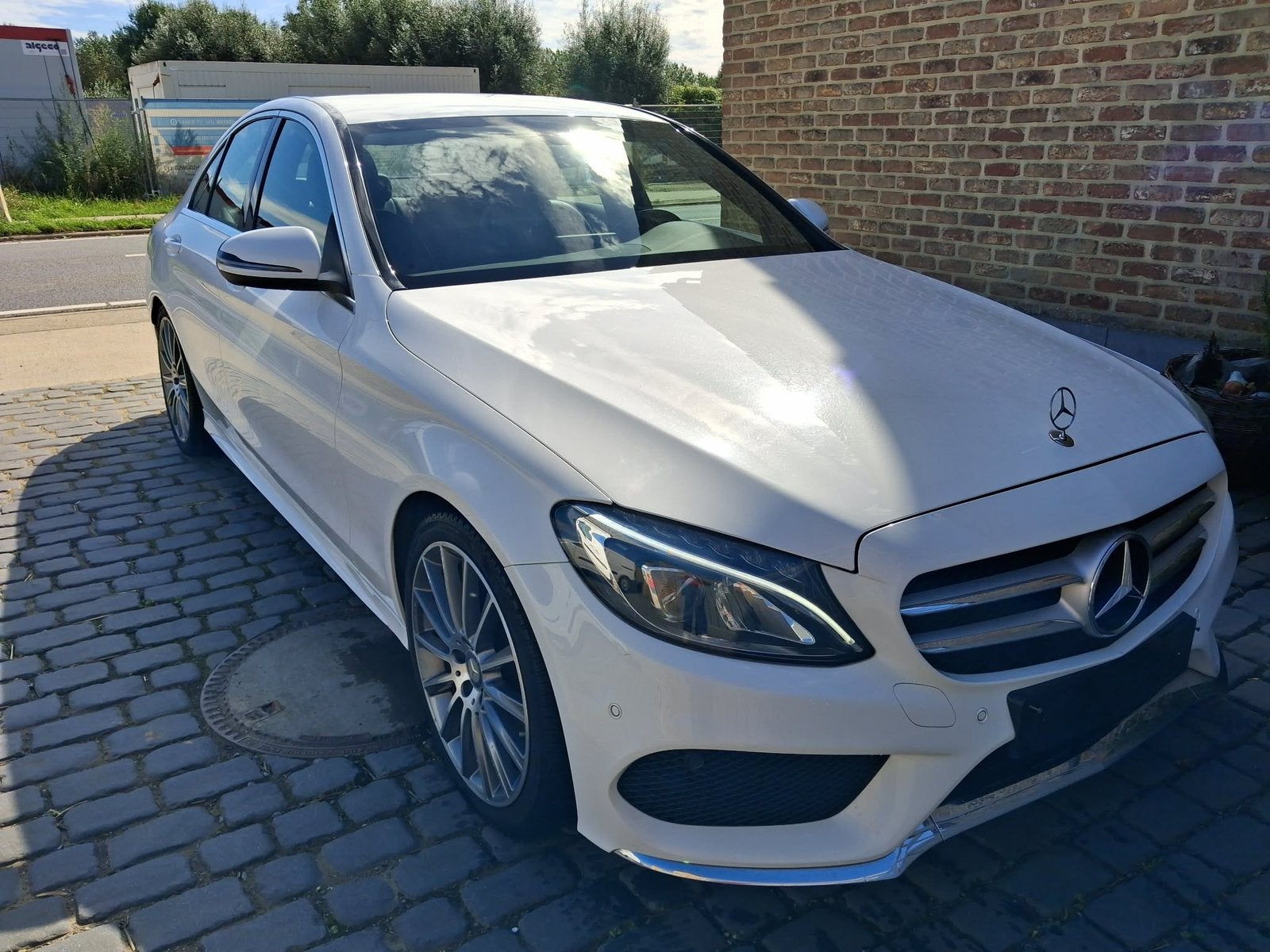 Mercedessen-Benz C220d Automaat 2017 90.000 km Luchtvering, Auto's, Automaat, Zwart, Diesel, Particulier