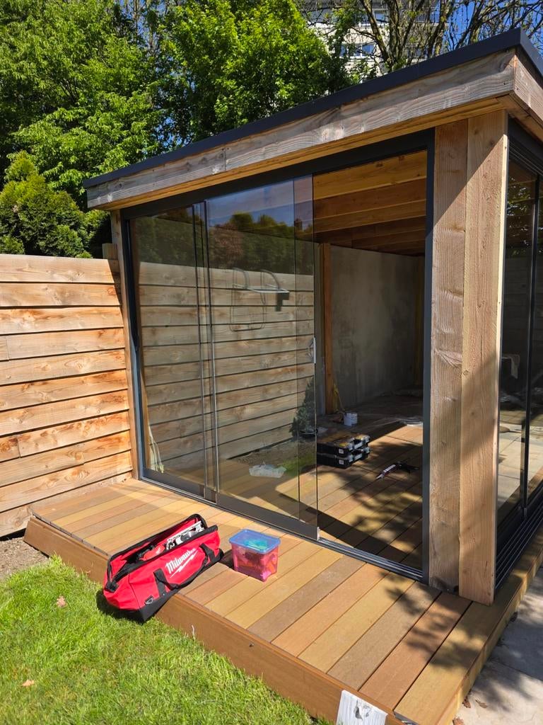 Glazenschuifwanden inclusief montage, Tuin en Terras, Ophalen
