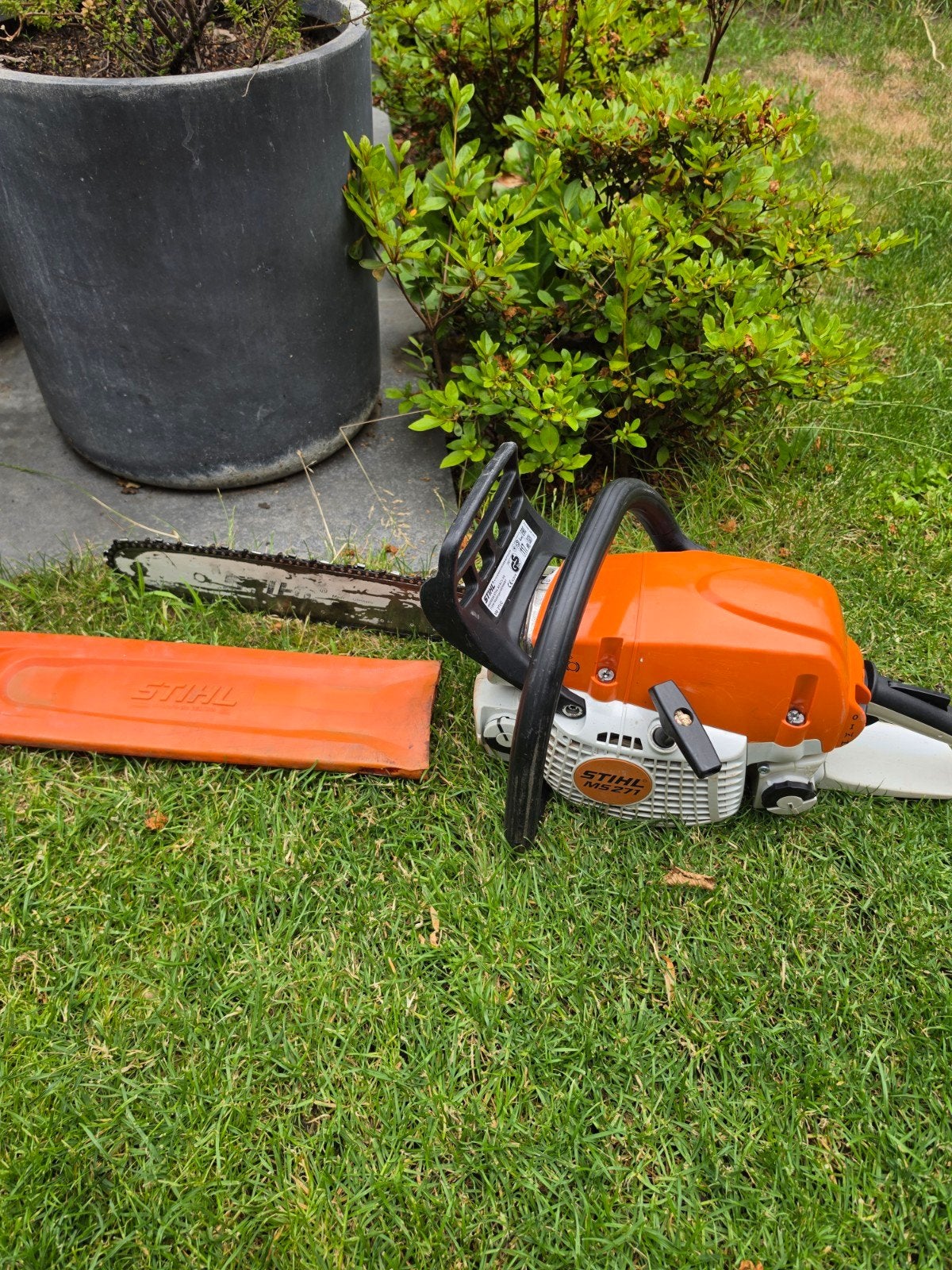 Stihl ms 271c kettingzaag, Ophalen