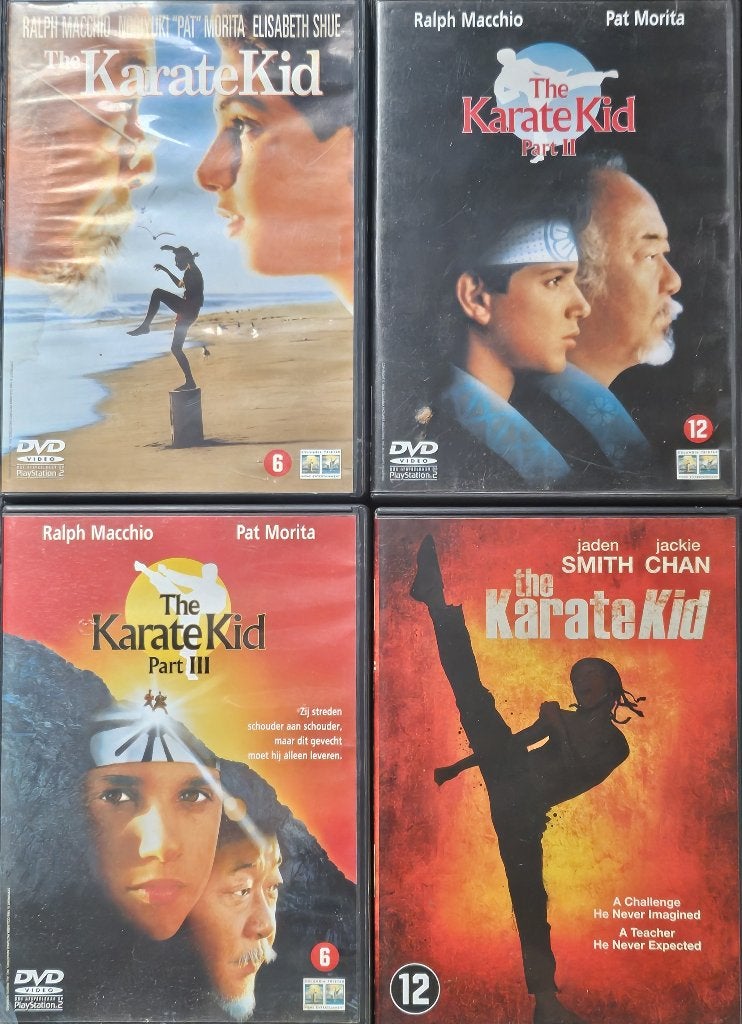 The Karate Kid Trilogie + The Karate Kid (2010), Ophalen of Verzenden, Zo goed als nieuw, Actie