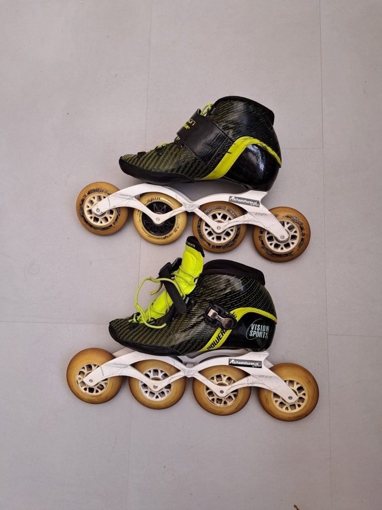 Skeelers Powerslide maat 35-36, Sports & Fitness, Patins à roulettes alignées, Rollers 4 roues en ligne, Enlèvement ou Envoi, Utilisé