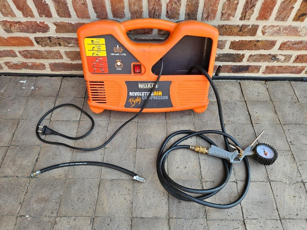 handige compressor, Enlèvement, Utilisé, 6 à 10 bars, Mobile