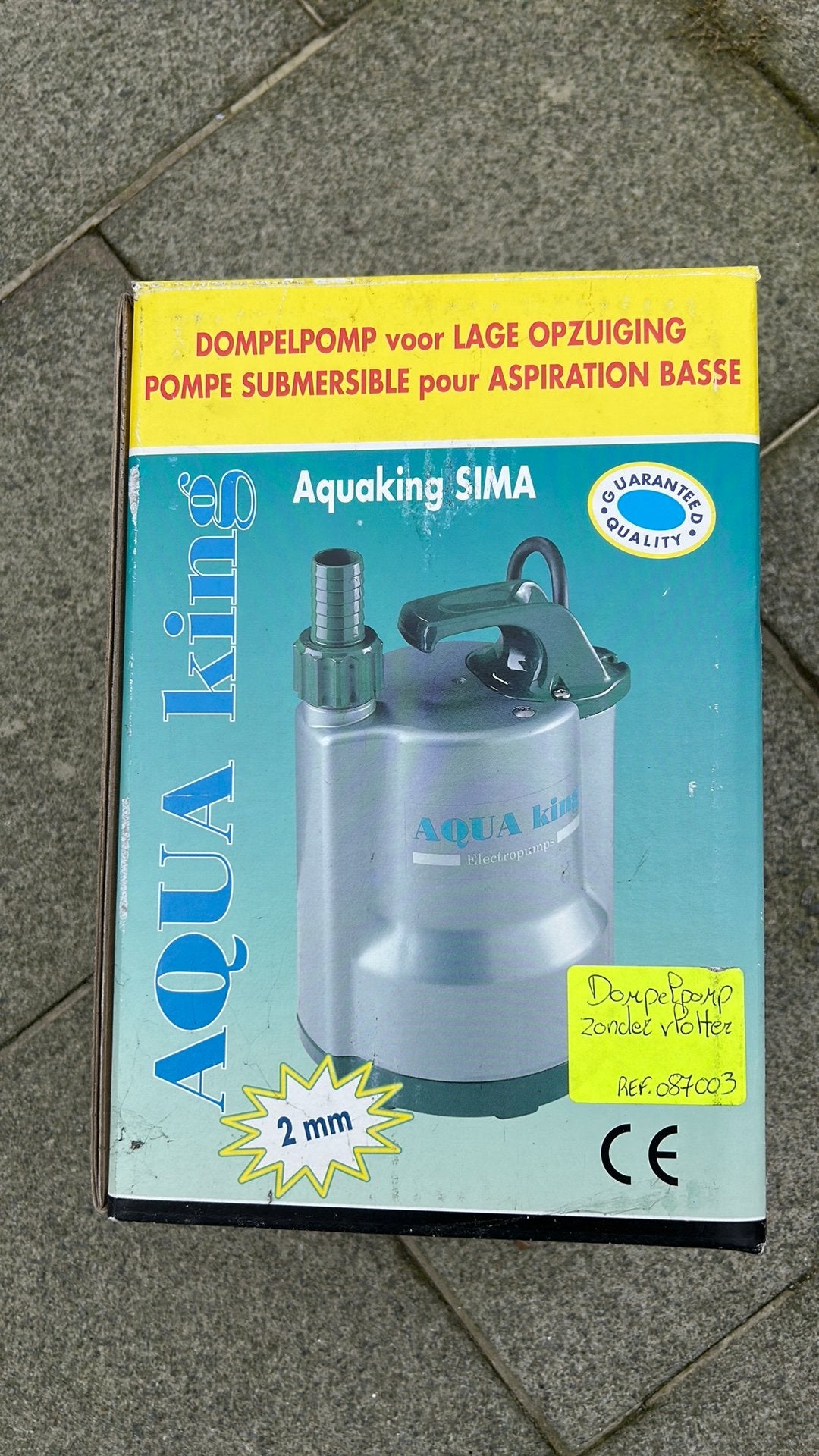 Dompelpomp zonder vlotter, Tuin en Terras, Ophalen of Verzenden, Gebruikt, Dompelpomp