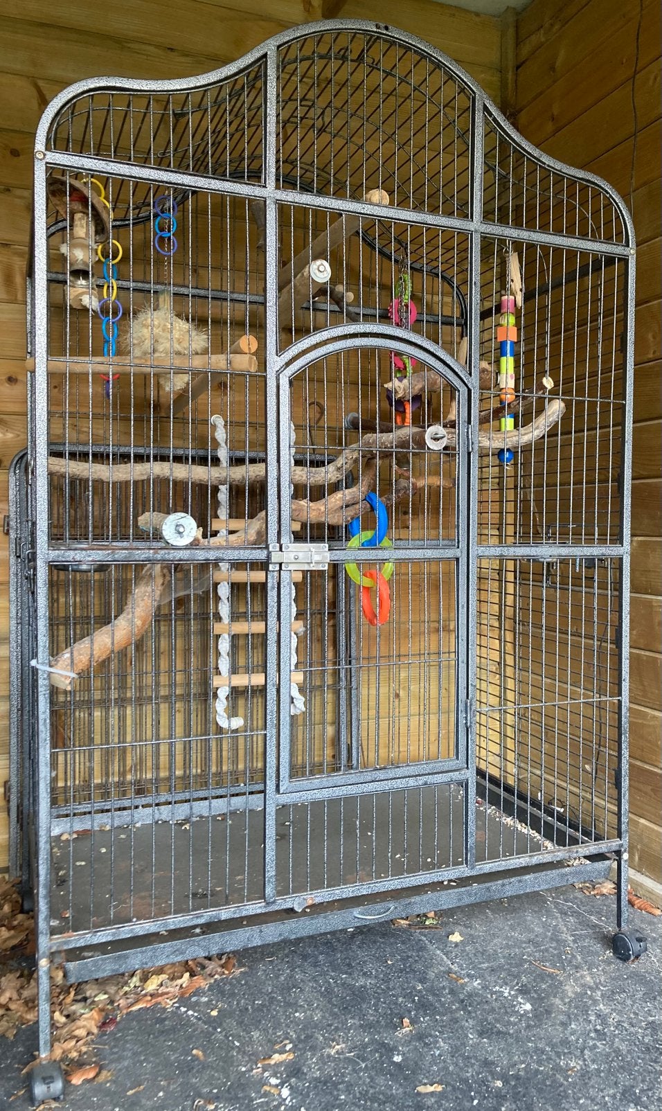 Papegaaien kooi,vogelkooi, Dieren en Toebehoren, Ophalen, Gebruikt, Metaal, Vogelkooi