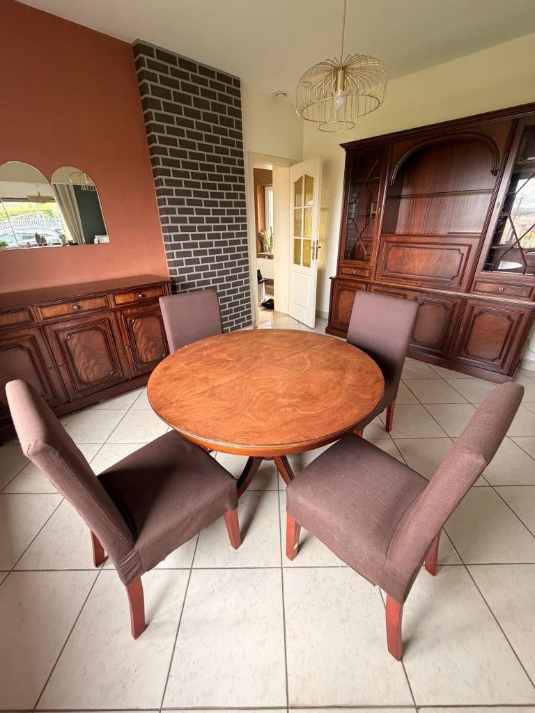 salle à manger, Ophalen, Gebruikt, Ancien, 4 tot 6 stoelen