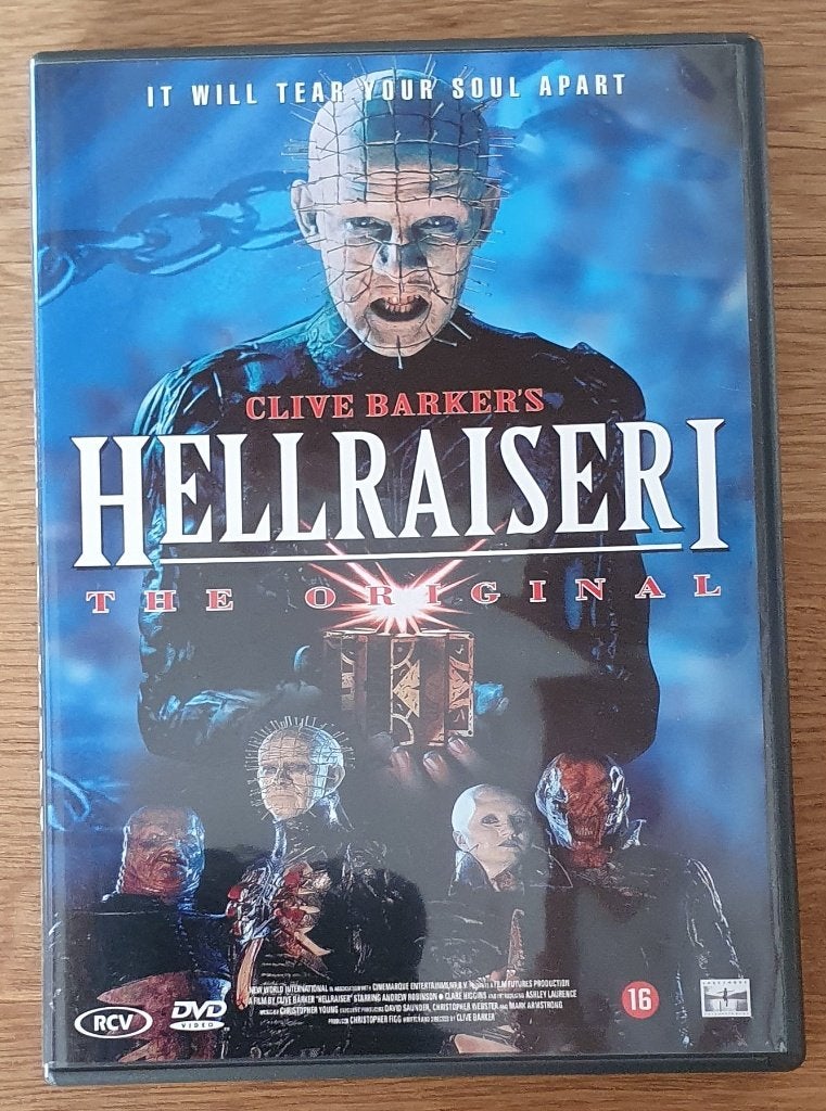 Hellraiser (1987) - DVD, Engels, Vanaf 16 jaar, Nederlands, Ophalen of Verzenden