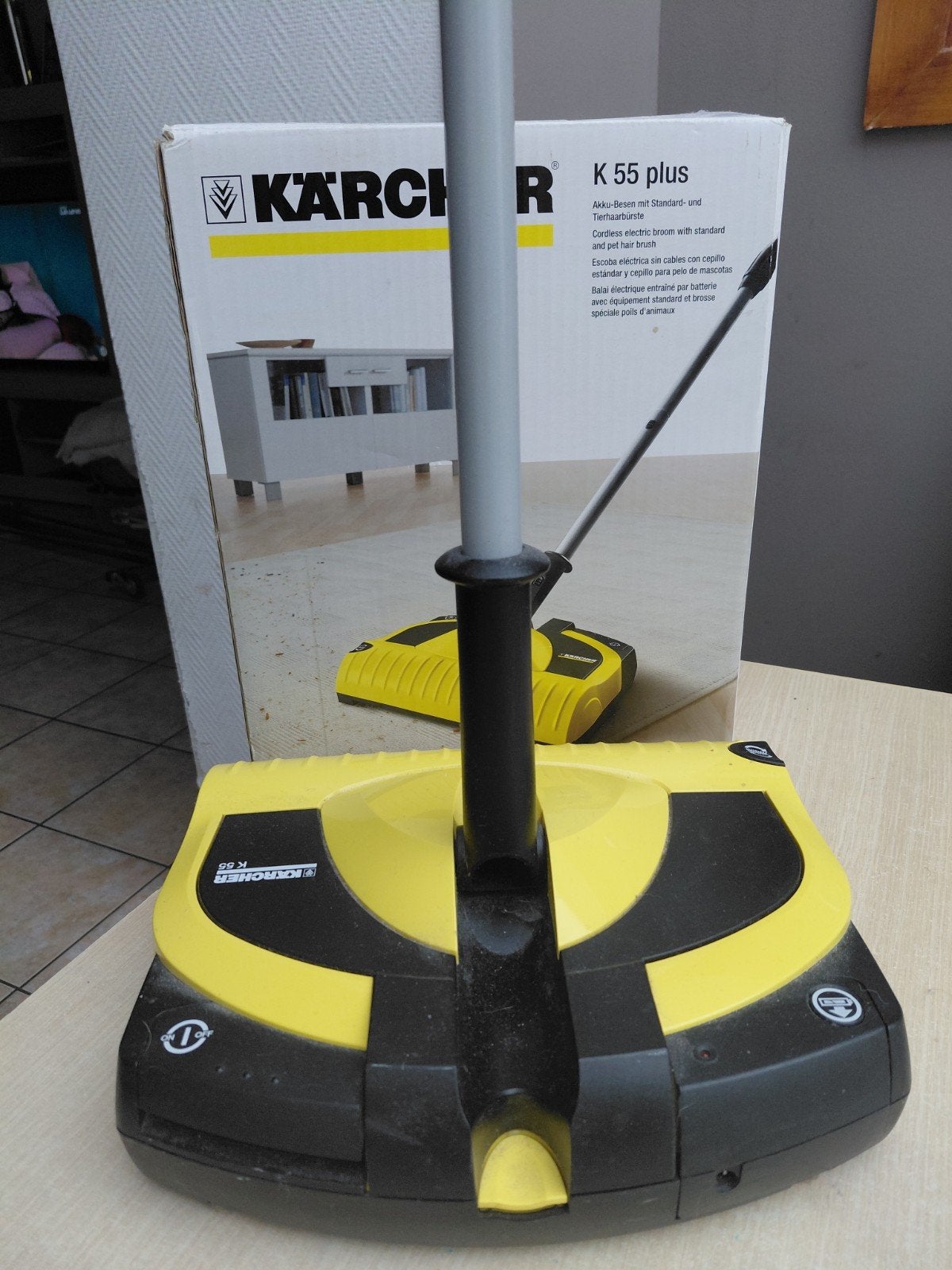 Balai mécanique karcher, Enlèvement