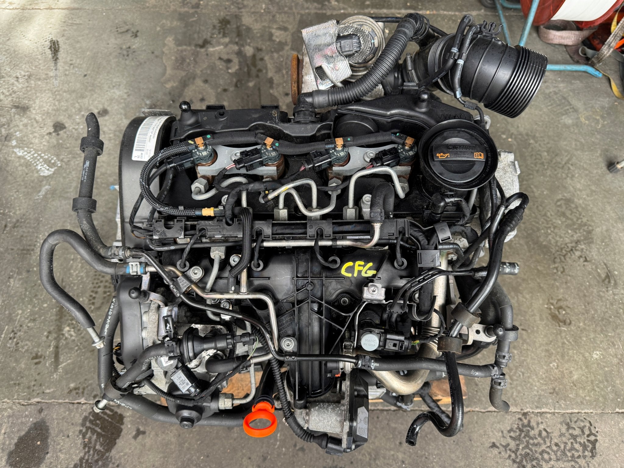 Moteur CFGC Nu SCIROCCO TT SHARAN ALHAMBRA TIGUAN CC PASSAT, Verzenden, Gebruikt, Skoda