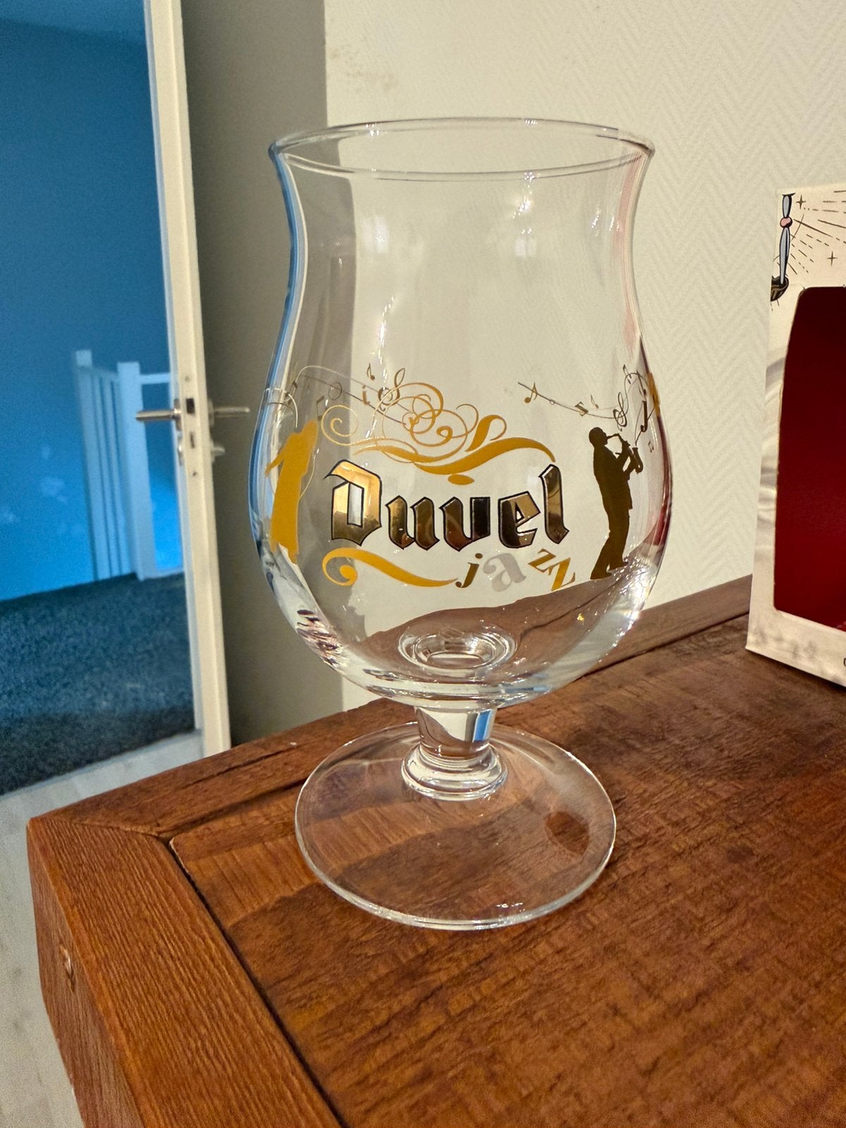 Duvel jazz glas, Verzamelen, Ophalen, Zo goed als nieuw, Duvel