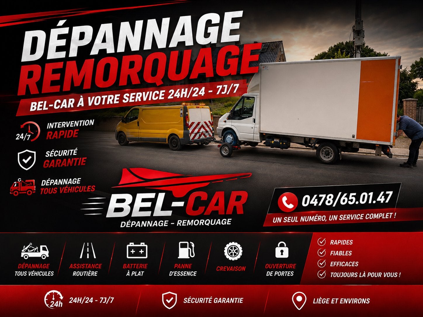 Reparatie van het slepen van pick-ups, Ophalen