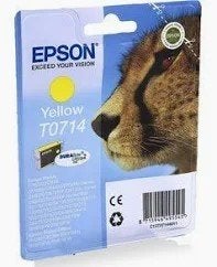 5 cartouches d'encre jaune Epson T0714, série Leopard, Enlèvement ou Envoi, Cartridge, Epson