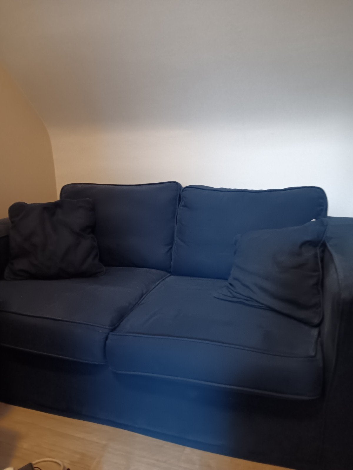 fauteuil tissu bleu, Enlèvement, Bleu