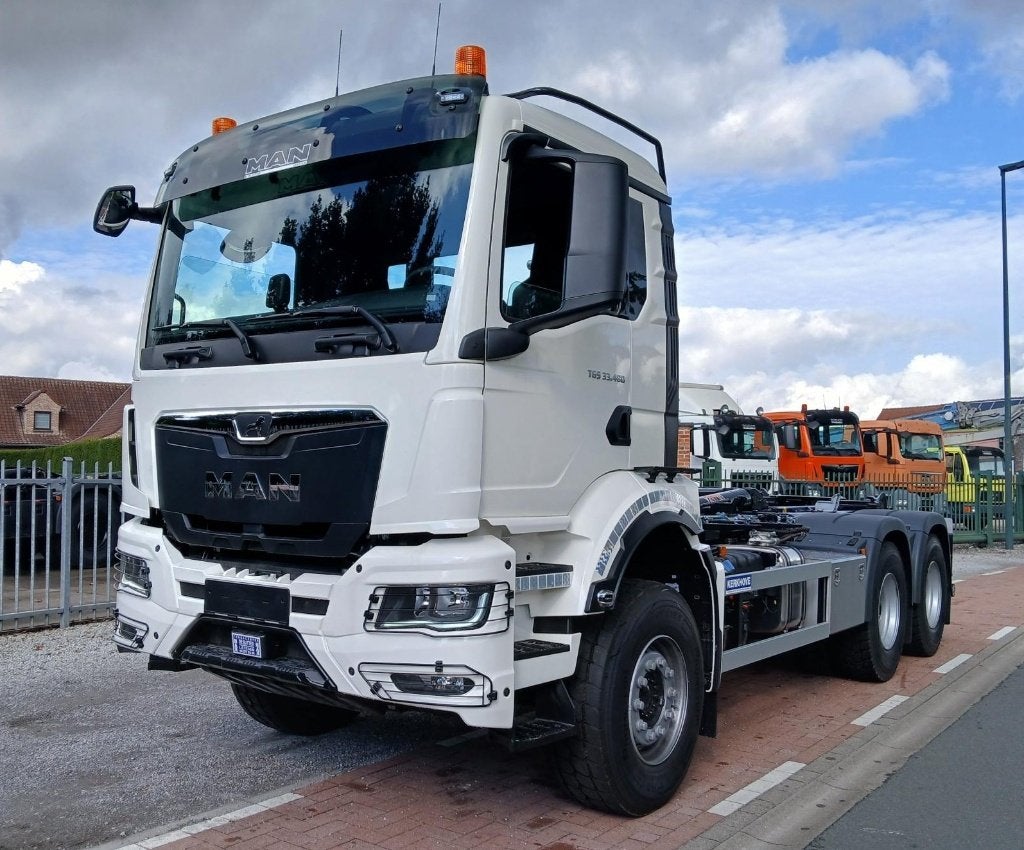Nieuwe MAN TGS 33.480 6x4 met containersysteem AJK DEMO, Auto's, Vrachtwagens, Automaat, Euro 6, MAN, Bedrijf
