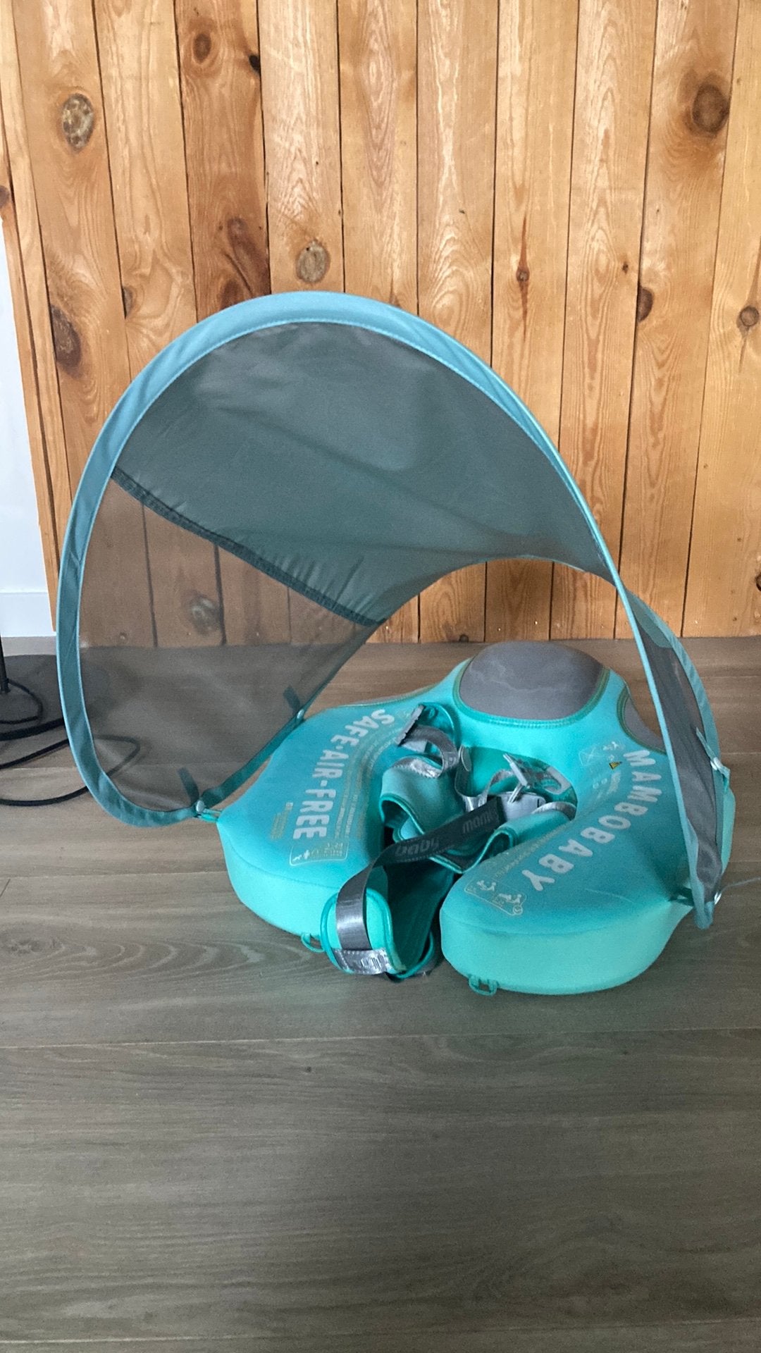 Mambobaby float met schaduwscherm, Kinderen en Baby's, Babykleding | Baby-zwemkleding, Ophalen, Gebruikt