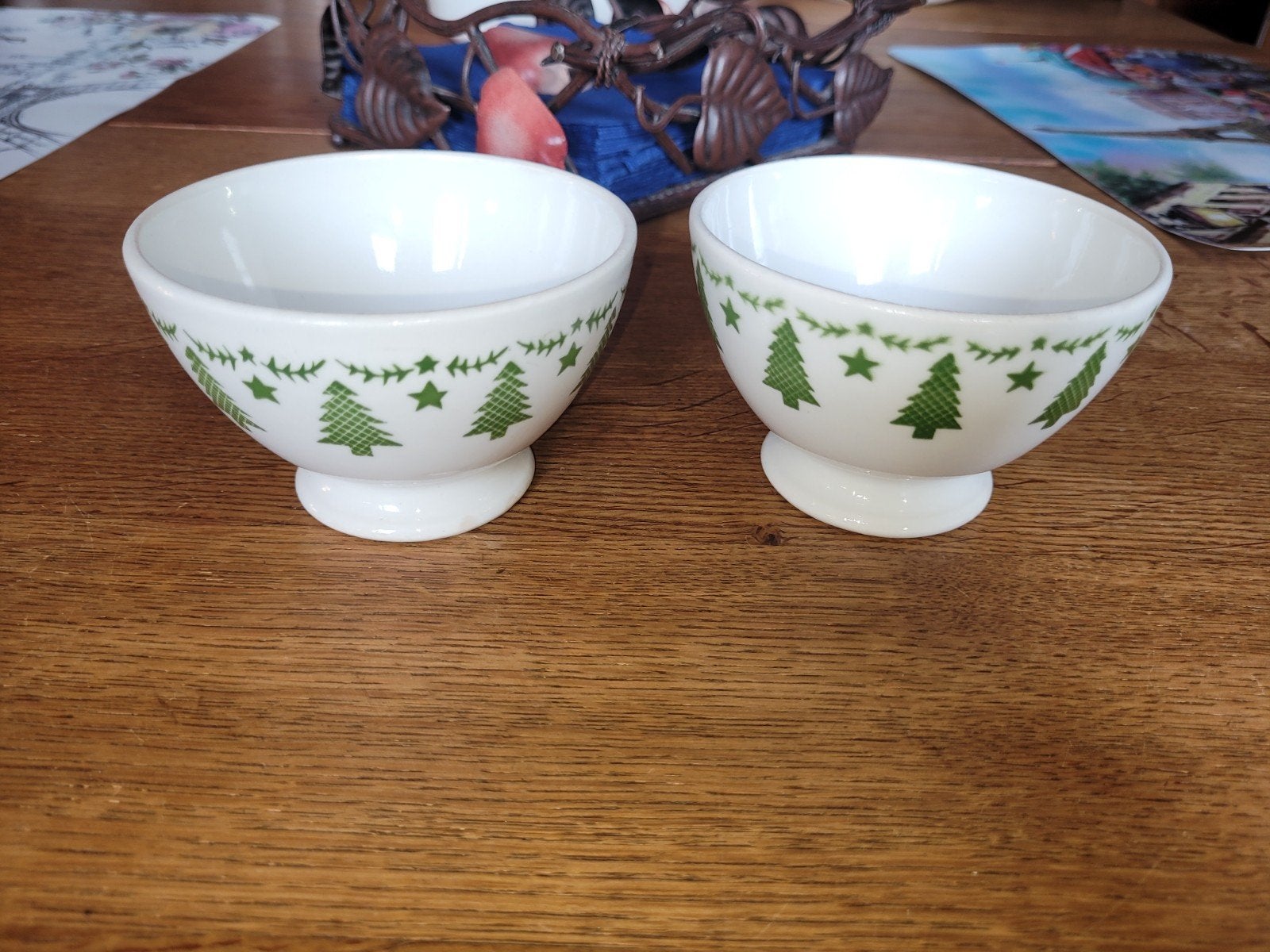 2 bols BFK Boch sapins de Noël, Antiquités & Art, Enlèvement ou Envoi