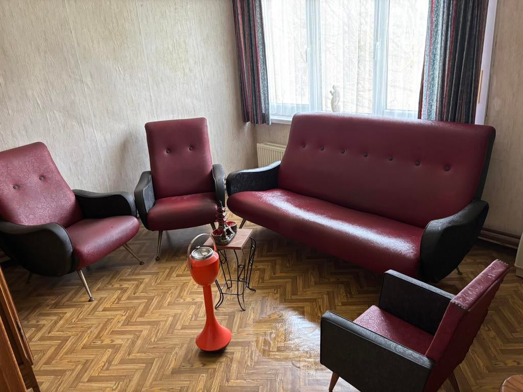 Vintage salon te koop, Ophalen, Gebruikt, Kunststof, Jaren '70