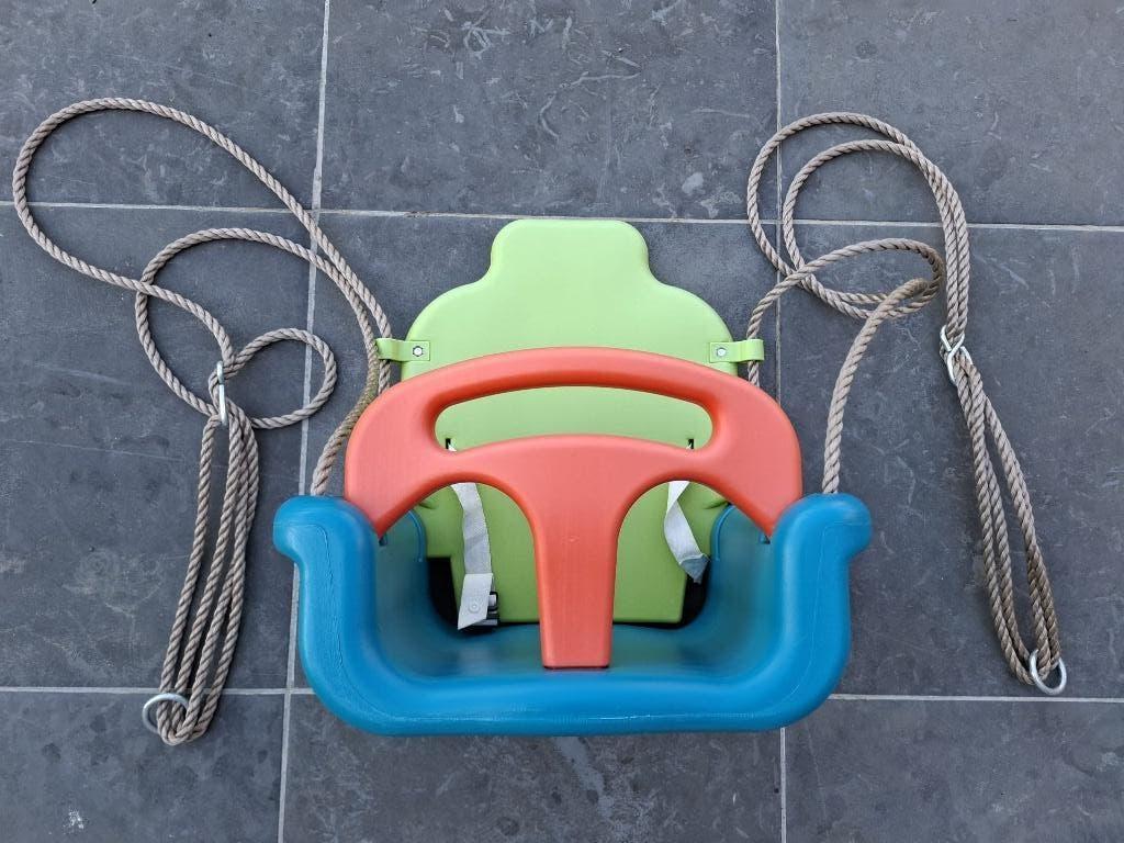 Meegroei babyschommel / peuterschommel, Kinderen en Baby's, Speelgoed | Buiten | Speeltoestellen, Zo goed als nieuw, Schommel