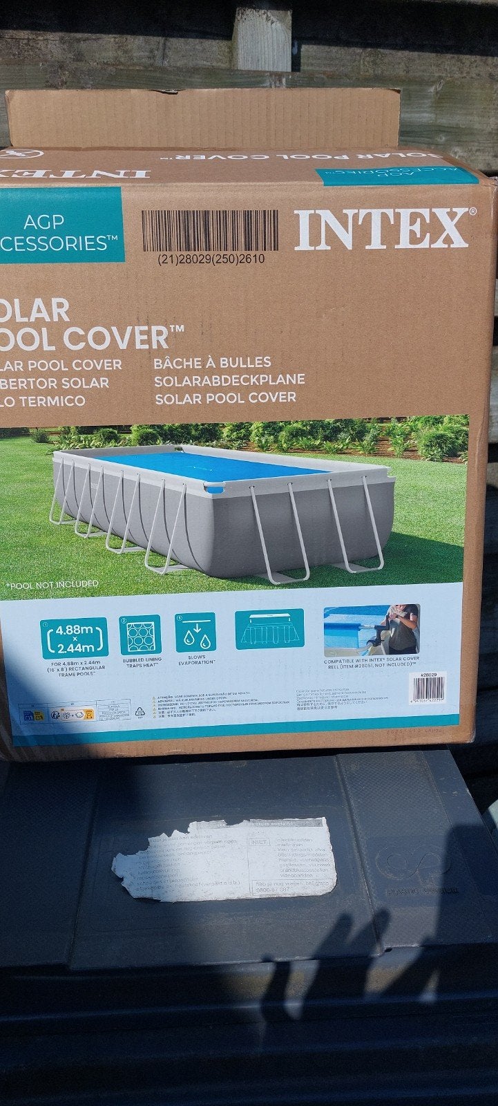Intex solar zeil, Tuin en Terras, Ophalen