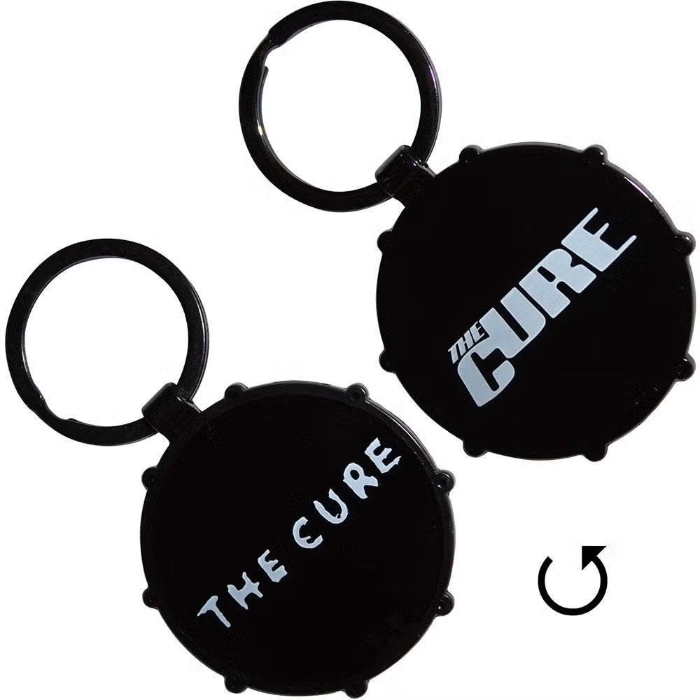The Cure - Logos Drum - Sleutelhanger officiële merchandise, Ophalen of Verzenden, Nieuw