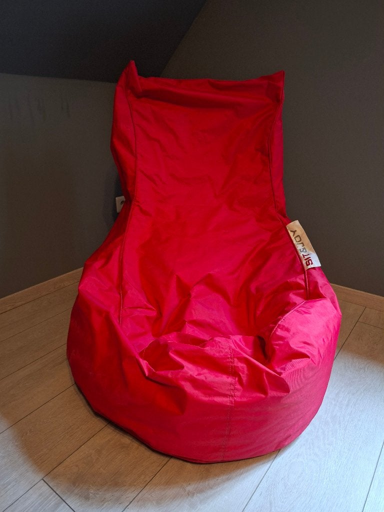 Rode zitzak  Sit&Joy, Ophalen, Gebruikt, Rood, Zitzak