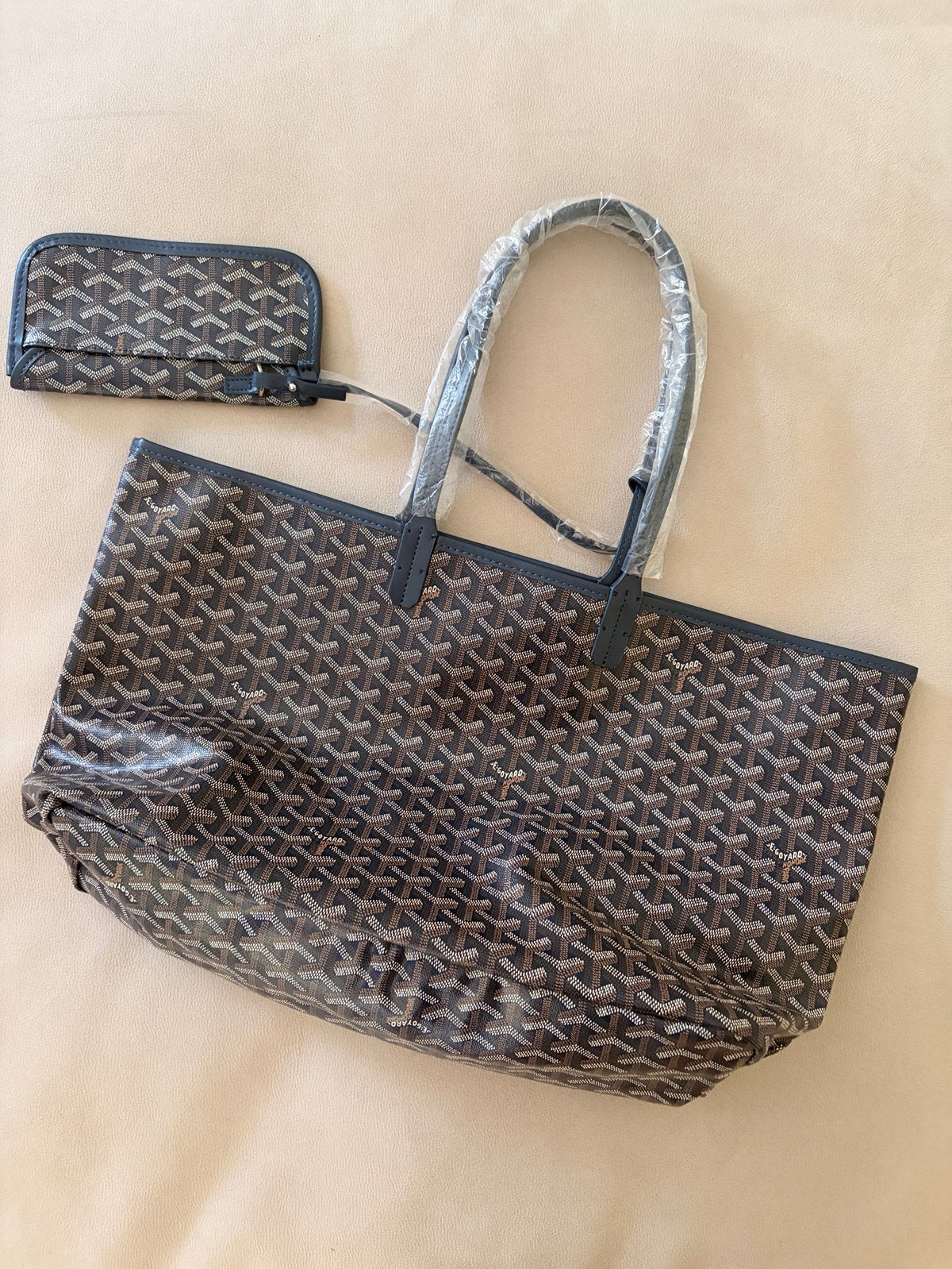 Goyard handtas shopper donkerblauw, Ophalen, Zo goed als nieuw, Handtas